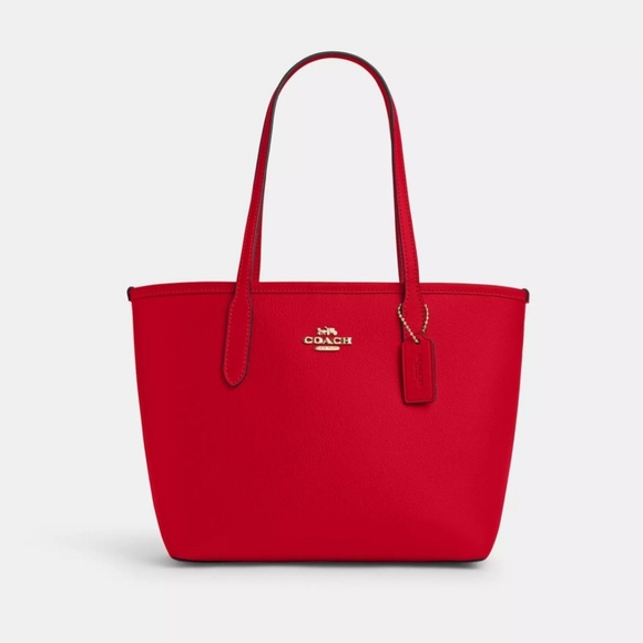 Coach Small City Tote Bag Style - Picture 1 of 6